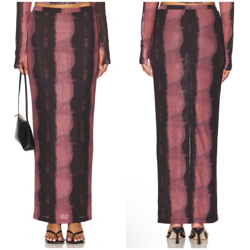 By.DYLN Maddox Maxi Skirt in Multi Size XS